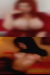 Horny female faces during