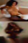 Naked woman masturbating